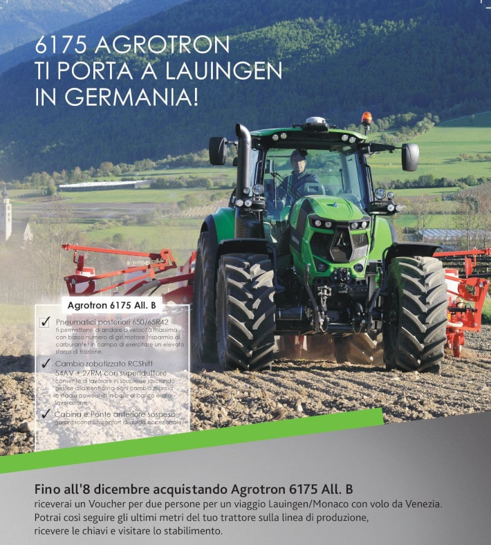 Deutz-Fahr 6175 Agrotron ti porta a Lauingen!